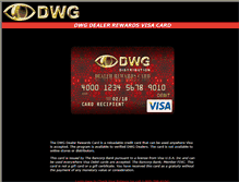 Tablet Screenshot of dwgrewards.com